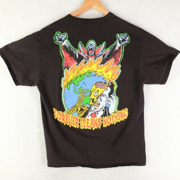 Broken Promises T Shirt Extra Large Black Double Sided Never Forgive - Picture 3 of 10